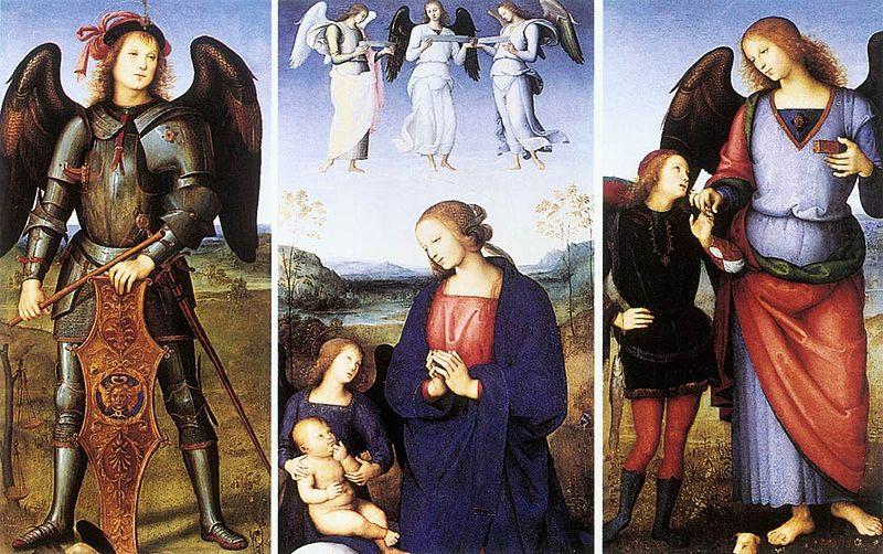Pietro Perugino Polyptych of Certosa di Pavia china oil painting image